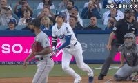 何故、そこに投げた！？ 大谷翔平、“まさかの一撃”「ウソだろw」「考えられない」 CY賞右腕の“初球マン振り”→いきなり184キロ“先頭打者弾丸アーチ”