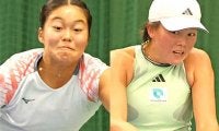 10代の園部八奏と小池愛菜 4強ならず