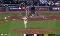「高すぎたかー！」大谷翔平、超ハイアングル39度の大飛球に見せた“一瞬の表情” ファンも興奮「確信弾と思ったけども！！！」