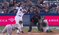 凄まじい打球！大谷翔平の“痛烈173キロ”が話題「調子よさそう」「惜しい」驚愕ライナーもまさかの凡退にファン落胆