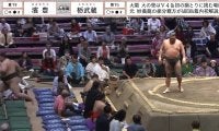 「どこまで行くねん」巨漢力士が客席を“ダッシュ” ド迫力の光景に館内から悲鳴と歓声 「これはバッケンレコード」「ファンは嬉しい」
