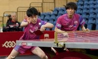 戸上隼輔、篠塚大登の“とがしの”ペアが快勝でメダル確定　エジプトペアをストレート撃破でベスト4進出【世界卓球2025】