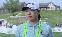 竹田麗央は5打差暫定12位「なかなかバーディチャンスにつかなかった」