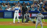 大谷翔平、ジャッジの頭上越す22号　ベース“踏み直し”も…マルチHRで球団タイ月間15発