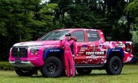 三菱自動車がXCRスプリントカップ北海道に参戦するトライトンを技術支援
