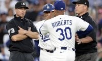 3死球の応酬で“大波乱”　ロバーツ監督を「こんなことで退場させるなんて」因縁の三塁塁審に米記者が不満「実に恥ずべきものだ」