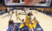 ペイサーズのマイルズ・ターナーが今年のプレーオフでNBA史上初のスタッツラインをクリア
