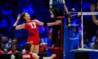 女子日本代表　チェコをストレートで下し連敗脱出