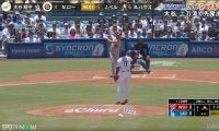 81センチ落ちた“18球目” 大谷の意表を突く“縦変化”に打者茫然 復帰登板で投げなかった「すげえ球」にファン騒然「やばいな」