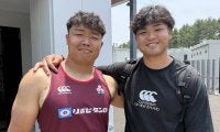 江良颯と奥井章仁、大阪桐蔭高校と帝京大学で日本一を経験した2人が目指すもの。ラグビー日本代表