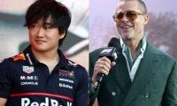 大物俳優との“笑撃”の対面　角田裕毅が明かしたホテルでの一幕「ただのファンだと思ったら、そこにいたのはブラッド・ピットだった」
