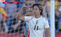 「うっま！」なでしこジャパン、強豪スペインから先制点！ 田中美南が反転からスーパーゴール「レバンドフスキだ」「天才かよ」