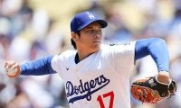 大谷翔平、復帰後3度目の登板で渡米後最速164キロ　初回は1安打無失点…敵地でも大歓声
