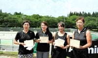 ピンクリボンテニス岩手県大会、全国決勝大会出場の2組決まる