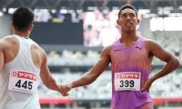 【陸上】サニブラウン初の予選敗退「これもスポーツ」全治３週間骨挫傷が影響　世陸内定持ち越し