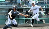 主将で4番、苦しい展開に「意地の三塁打」で一矢、天草工・吉岡選手