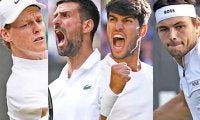  ウィンブルドン 男子4強出揃う 