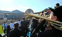 札幌旭丘の臨時音楽隊　必死の演奏で初得点　「気持ちは負けない」