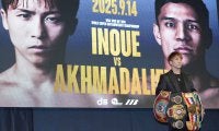 井上尚弥「キャリア最大の強敵」アフマダリエフと９・14決戦　13年ぶり出げいこで万全準備