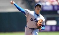 ドジャース、大谷から継投で逃げ切り連敗ストップ！同地区首位攻防戦制す　“二刀流”で4打数無安打も3回無失点