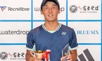  徳田廉大 2週連続VでITF14勝目 