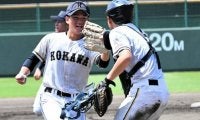 練習試合で大敗の悔しさ、振り払う完封　粉河の岩本投手「人生で初」