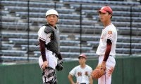 対馬の2年生バッテリー、入れ替わり支え合った　浜崎選手と扇選手