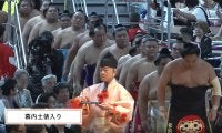 人気力士、衝撃の“金ピカ”化粧まわしに熱視線 「高そう」「カッコイイ」反響続々