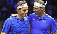 フェデラー、ナダル施設を訪問