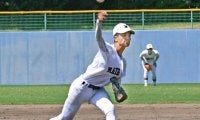 松山東の泉内佐工蔵投手が冷静な投球で完投　宇和島東「逆の展開も」