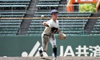 エースを助ける　玉島商・宝蔵捷真投手が貫いた強気のピッチング