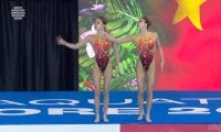見た目も演技も見分けがつかない…世界水泳AS、ハイレベル演技で銀メダルを獲得した中国の双子、林彦含と林彦君の“鏡写し”パフォーマンス