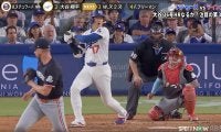大谷翔平が相手捕手に“神対応” ファウルチップ直撃で驚きの表情→即座に手を差し出す…4戦連発直前の一幕に称賛の声