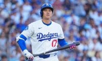 HR打った大谷の「左腕に何かついてる」　黒い物体にファン驚き「前代未聞すぎる」
