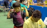 今大会女子最年少選手！「5歳7ヶ月」で全国出場・吉岡朱理【卓球 全農杯2025