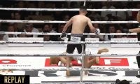元BD出場ファイター、相手“フラフラ”の衝撃KO 一度は立ち上がるも…再びロープに崩れ落ちてレフェリーストップ