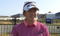 岩井千怜、天候に左右されずに「気持ちは明るく淡々とゴルフをしたい」
