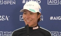 岡山絵里、首位発進は「全然想像していなかった」　ショット好調で大きなトラブル回避