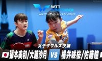 【女子ダブルス決勝】張本美和/大藤沙月 vs 横井咲桜/佐藤瞳｜WTTコンテンダーブエノスアイレス2025