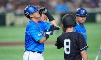 DeNA蝦名、初回に死球受け守らず交代　140キロが左膝付近を直撃…2試合連続で球場騒然