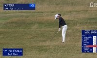 【動画】勝みなみが35位から4位にジャンプアップ　1イーグル、7バーディなど「65」の猛チャージ