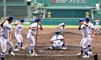 豊橋中央が甲子園練習　「今までにない景色」　ノックに中継プレーも