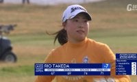 【動画】竹田麗央は4位　スピンで戻すナイスバンカーショットもあり「71」を記録