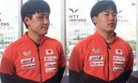 張本智和、日本開催大会で誓う決勝進出「最終日まで残れるように」　快進撃期待の18歳・松島輝空もエースの背中追う【WTTチャンピオンズ横浜】