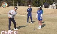 左ワキにスティックカバーを挟んで打つドリルで「体幹を使ったスイング」を手に入れよう