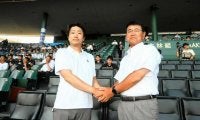 天理が初戦へ　徳島・鳴門と監督同士で互いの印象や理想の展開を語る