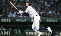 天理の1番冨田、フォーム修正実り先制　奈良大会では4本塁打の実力
