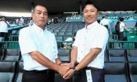 高知中央・山野監督「接戦に持ち込みたい」　初戦へ綾羽の監督と対談