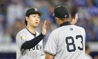 巨人・山崎　１カ月ぶり星で９勝目　無死満塁大ピンチを「１点でしのいだので、良い流れで投げられた」