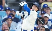 大谷翔平、3年連続4度目の40号到達　トップに1本差…確信弾に本拠地熱狂、年55本ペース